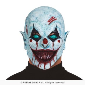 creepy smilende klovne maske Latex