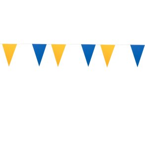 Flag banner Bl/gul