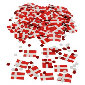 Strg Dannebrog flag konfetti