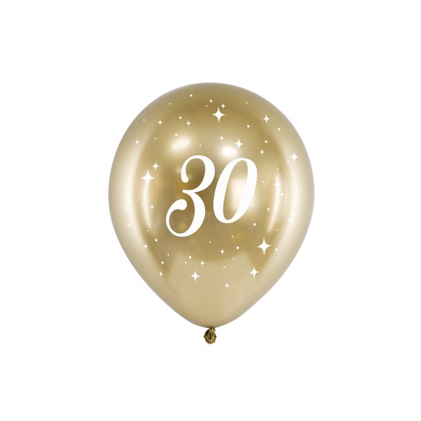 Guld ballon 30