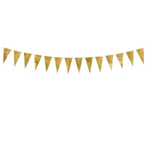 Flagguirlande guld