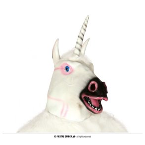  Unicorn Latex maske