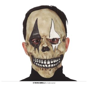 Harlekin kraniemaske Latex