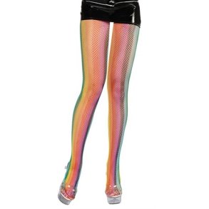 Regnbue strmpebukser