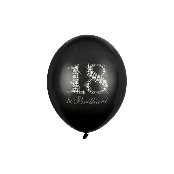 Ballon 18 r, glimmerskrift
