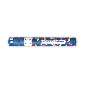 Konfettirr med serpentiner 40 cm