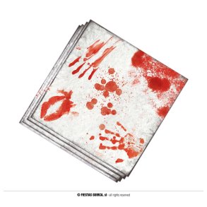 Blodige servietter