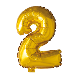 Folieballon guld 2
