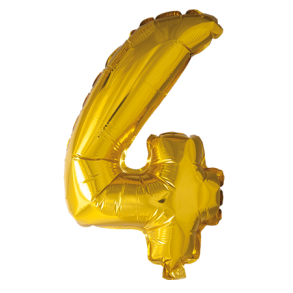 Folieballon guld 4