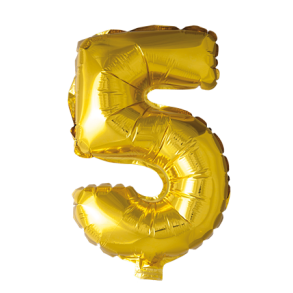 Folieballon guld 5