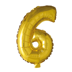 Folieballon guld 6