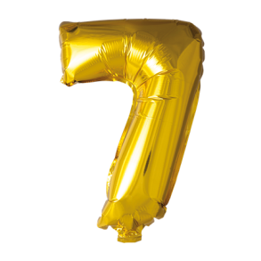 Folieballon guld 7