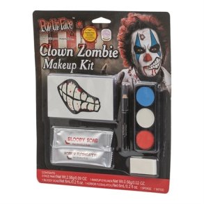 Klovne zombie make-up 