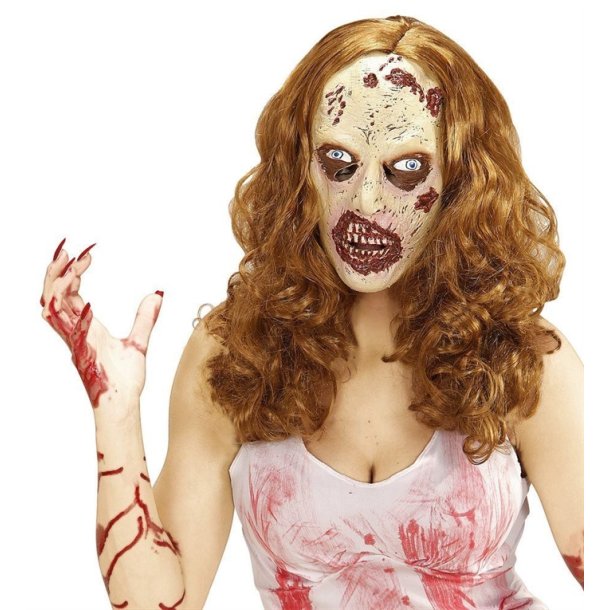 Zombie kvinde med paryk